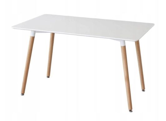 Комплект стульев 4 шт в скандинаском стиле + обеденный стол белый