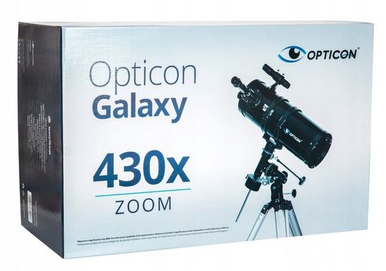 Телескоп OPTICON - Galaxy 150F1400EQ + аксессуары