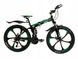 MTB велосипед Pelikan 002 складной черный рама 17 дюймов, Зелёный
