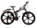 MTB велосипед Pelikan 002 складаний чорний рама 17 дюймів, Червоний