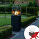 PATIO MINI стильний обігрівач для тераси та саду, лампа безкоштовного обігріву, біокамін Tango 1 чорний