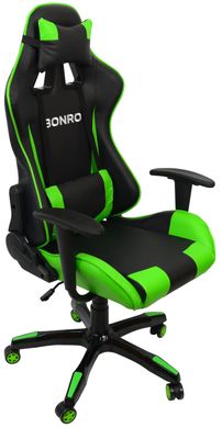 Крісло геймерське Bonro 2018 Green (40200001)