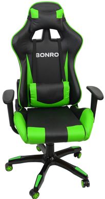 Крісло геймерське Bonro 2018 Green (40200001)