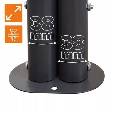 Садовая пергола, садовый павильон, стальная беседка 3,8x3,8 м