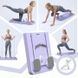 Многофункциональная доска Pilates Reformer 12 в 1 Retoo SR341 с эспандерами и цифровым таймером