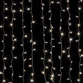 Гирлянда штора 3x3 м 300 LED теплый белый