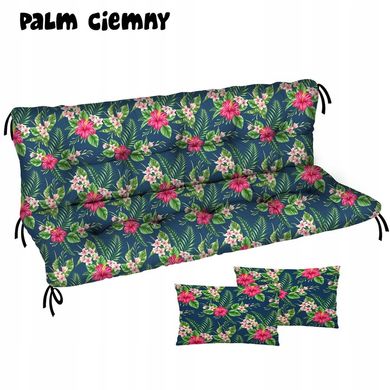 Подушка Ferocity 185 x 50 x 10 з принтом (декор сидіння та спинка), Принт Palm Jasny
