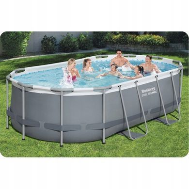 Каркасный бассейн Bestway 427&times;250&times;100 см 11в1 овальный/прямоугольный