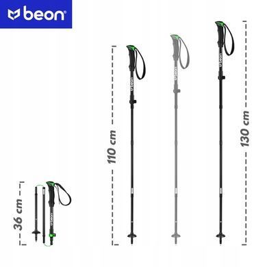 Трекинговые палки Beon Fold Lite Green