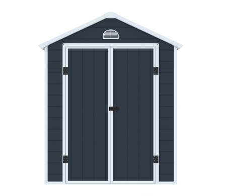 Пластиковий сарай для інструментів Bergen 1,9 x 2,8 м CoverTech антрацит