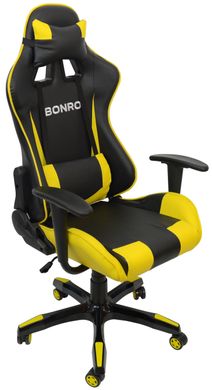 Кресло геймерское Bonro 2018 Yellow (40200003)