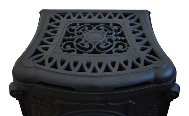 Печь буржуйка чугунная Bonro Black двойная стенка 9 кВт (30000001)