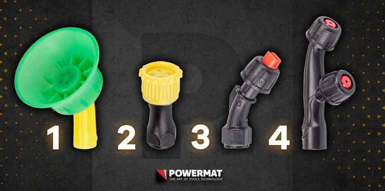 Електричний обприскувач на акумуляторі 16 л. Powermat