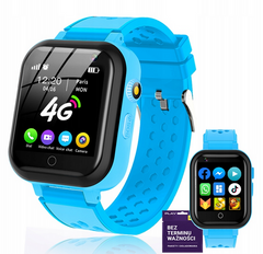 Smartwatch KidWatch T17S для детей часы камера GPS SIM 4G, Синий