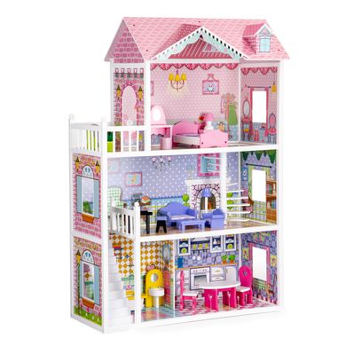 Ляльковий будиночок з меблями EcoToys XXL