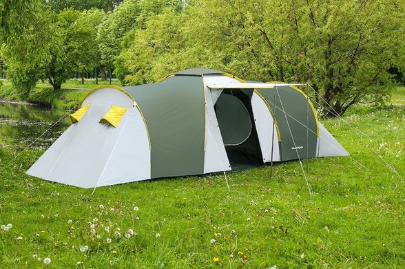 Палатка туристическая Presto Nadir 8 проклеенные швы, 3500 мм тамбур зеленая