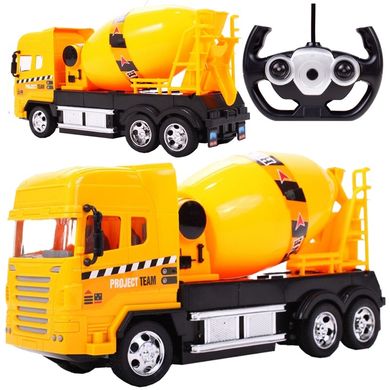 Автомобиль грузовик светодиодный с пультом дистанционного управления, Жёлтый
