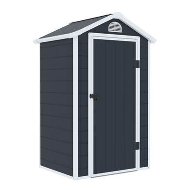 Пластиковый сарай для инструмента Bergen 1,3 x 1 м CoverTech антрацит