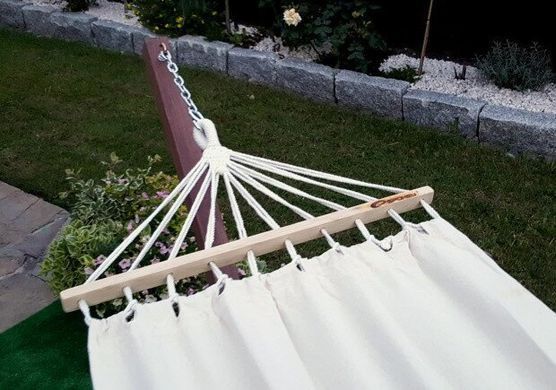 Гамак з деревяною рамою MOTYL 200x80 см
