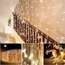 Гірлянда штора 3x6 м 600 LED теплий білий