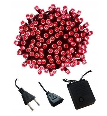 Новогодняя гирлянда 600 LED 51,2 м красный цвет