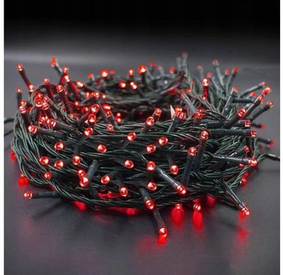 Новогодняя гирлянда 600 LED 51,2 м красный цвет