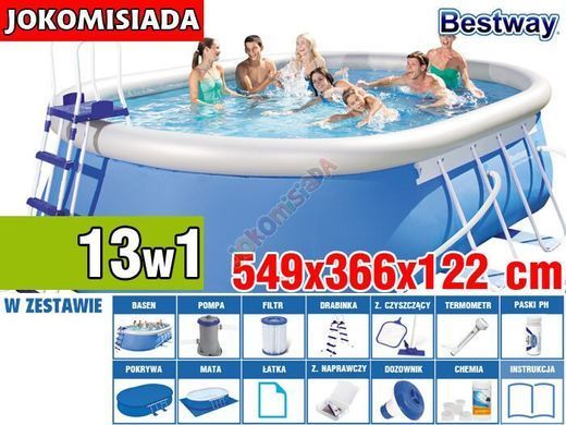 Басейн надувний BESTWAY 549х366 см