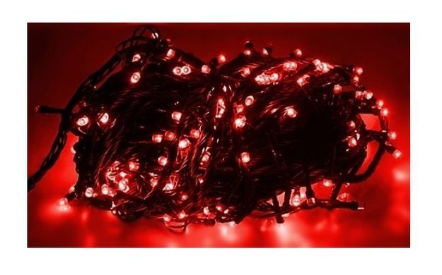 Новогодняя гирлянда 600 LED 51,2 м красный цвет