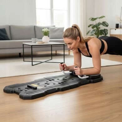 Многофункциональная складная доска для пилатеса и йоги Reformer с LCD-счетчиком