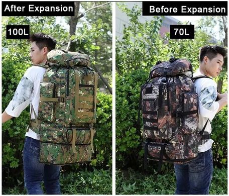 Тактичний рюкзак Pack Prince Pixel Moro Jungle XL 100л