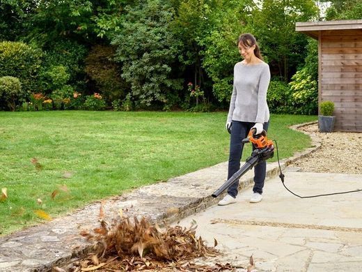 Black+Decker пылесос-воздуходувка и измельчитель листьев 3-в-1