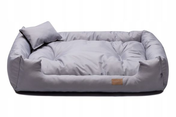 Лежак для собаки Zockiee серый 80x100 см