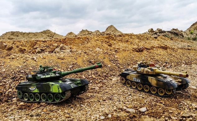 Большой Танк С Дистанционным Управлением Военный Боевой Автомобиль