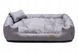 Лежак для собаки Zockiee сірий 80x100 см