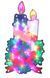 Новогодняя скульптура "Свеча" 24 LED - 1