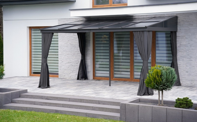 Алюминиевая крыша для террасы 3 x 4 м
