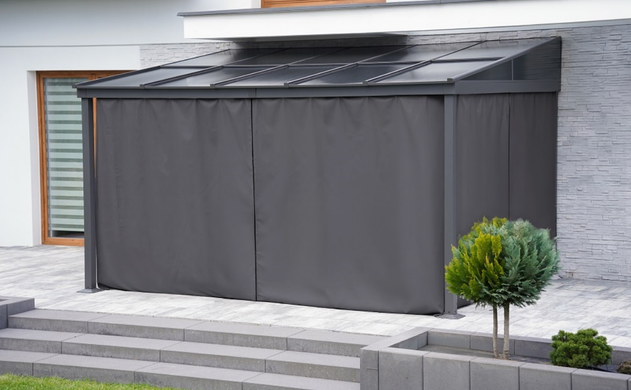Алюминиевая крыша для террасы 3 x 4 м