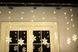 Новогодняя гирлянда "Снежинки" 100 LED, 4 Метра - 2