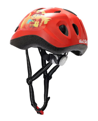 Дитячий велосипедний шолом 2-7 років Пожежник, Червоний