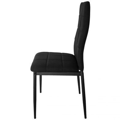 Комплект стульев для кухни и гостиной GoodHome 4 шт F261FP BLACK