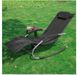 Шезлонг-качалка для отдыха с подголовником и сумкой SoBuy - 3