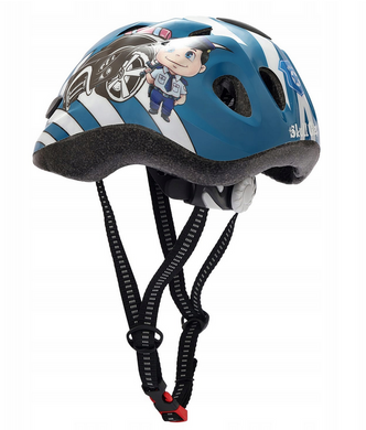 Дитячий велосипедний шолом 2-7 років Поліцейський, Синий