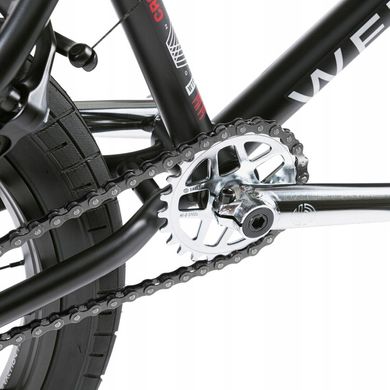 BMX велосипед WTP CRS 18" черный, Черный, 18"