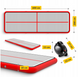 Гімнастична доріжка 600x200x20см AirTrack PRO 4FIZJO із насосом - 9