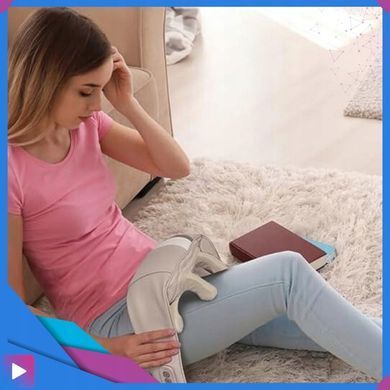 Беспроводной массажер для шеи, спины и плеч Shiatsu с подогревом от батареи