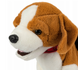 Интерактивный талисман Figo собака, реагирующая на команды бигля Madej 062602, Коричневый