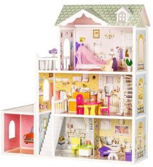 Мега великий ігровий ляльковий будиночок для барбі Ecotoys 4108wg Beverly + гараж 124см