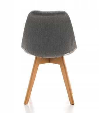 Кухонный стул в скандинавском стиле серый