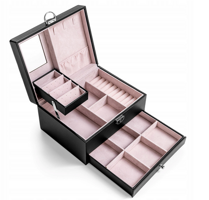Скринька для ювелірних виробів, органайзер, коробка для зберігання