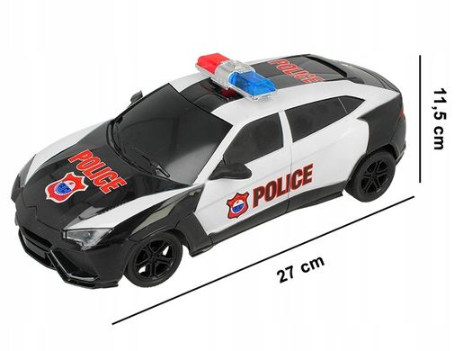 Поліцейський автомобіль з пультом дистанційного керування, Черный
